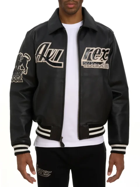Avirex Black Aces A-2 Jacket