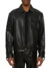 Avirex Leather Aviator Shirt