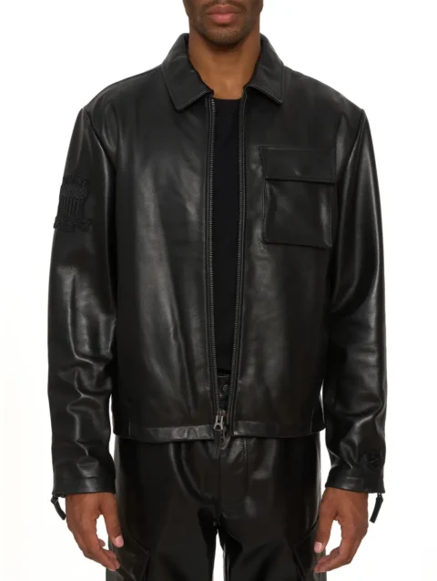 Avirex Leather Aviator Shirt