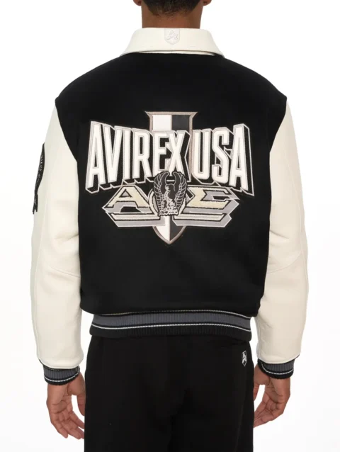 Avirex Omega Wool Leather Jacket