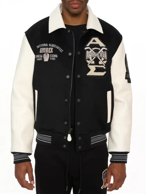 Avirex Omega Wool Leather Jacket