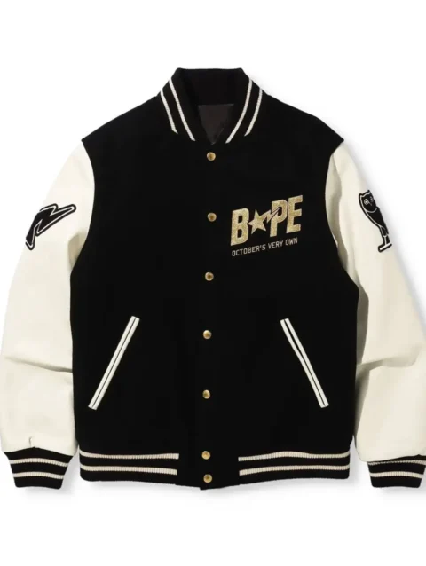 Bape x OVO Varsity Jacket