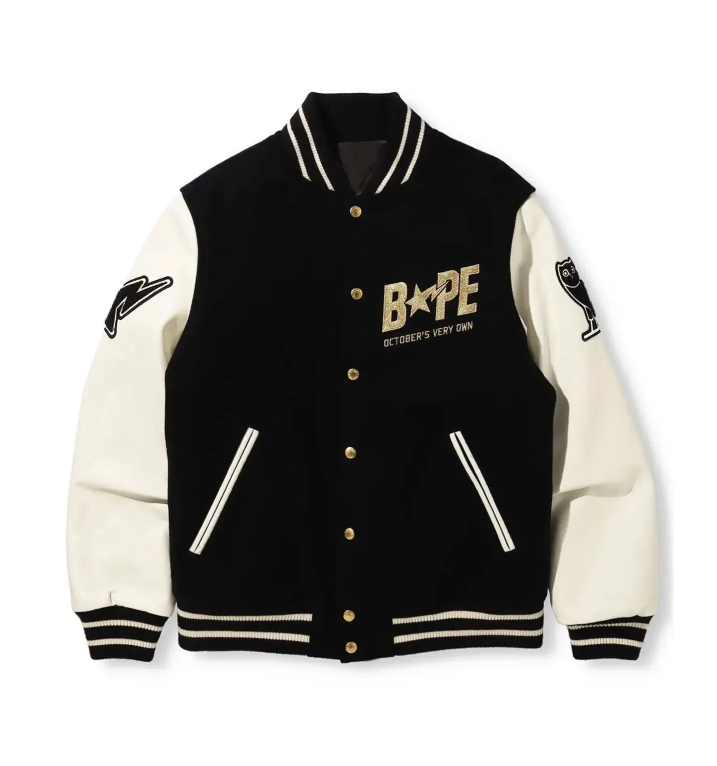 Bape x OVO Varsity Jacket