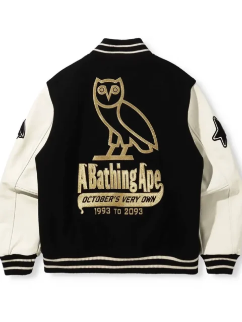 Bape x OVO Varsity Jacket