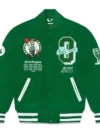 Boston Celtics OVO X Wool Varsity Jacket Green