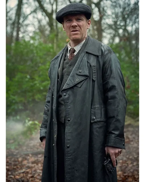 Brian Gleeson Peaky Blinders Leather Trench Coat