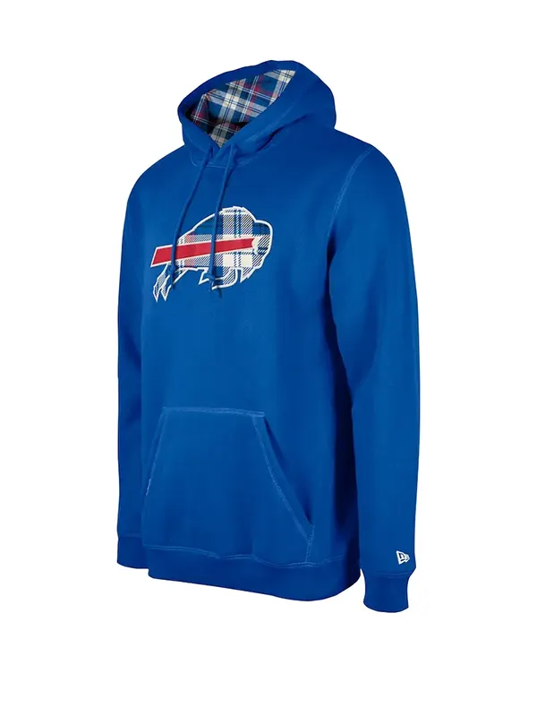 Buffalo Bills Era Plaid Hoodie