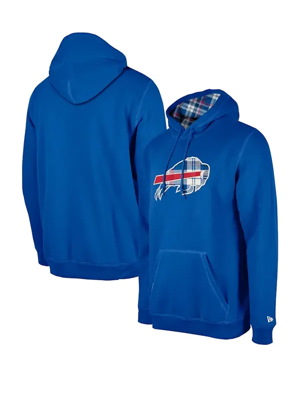 Buffalo Bills Era Plaid Hoodie - Image 2