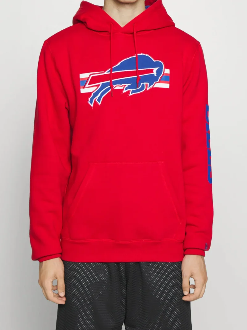 Buffalo Bills Red Pullover Hoodie