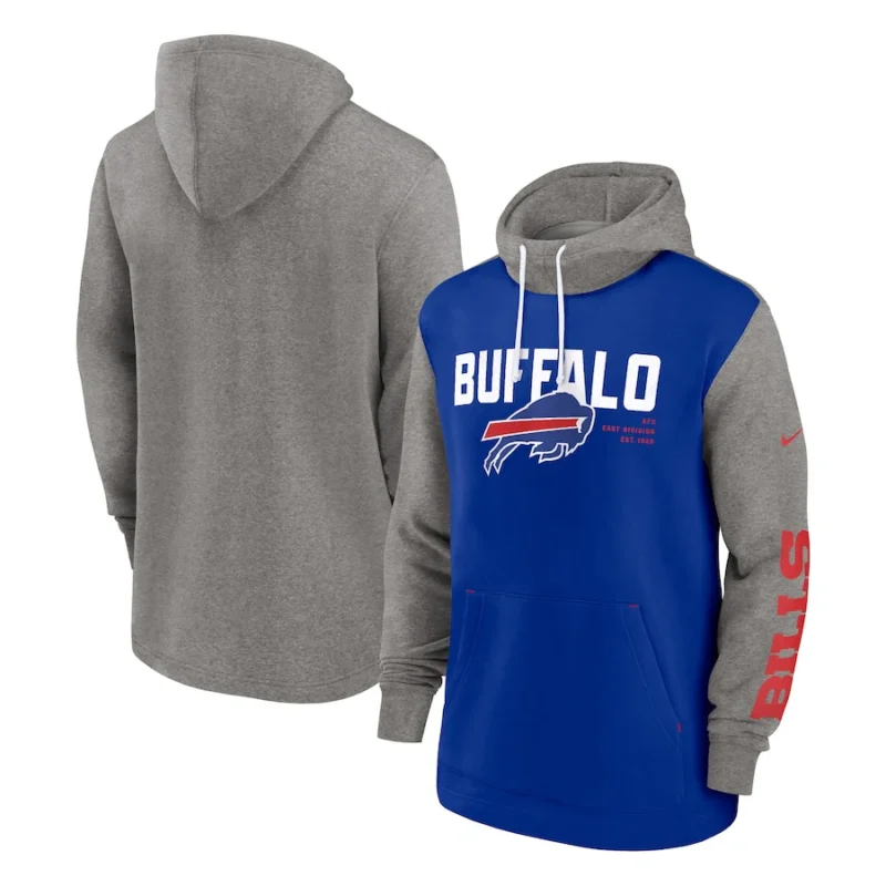 Royal Buffalo Bills Pullover Hoodie - Image 2