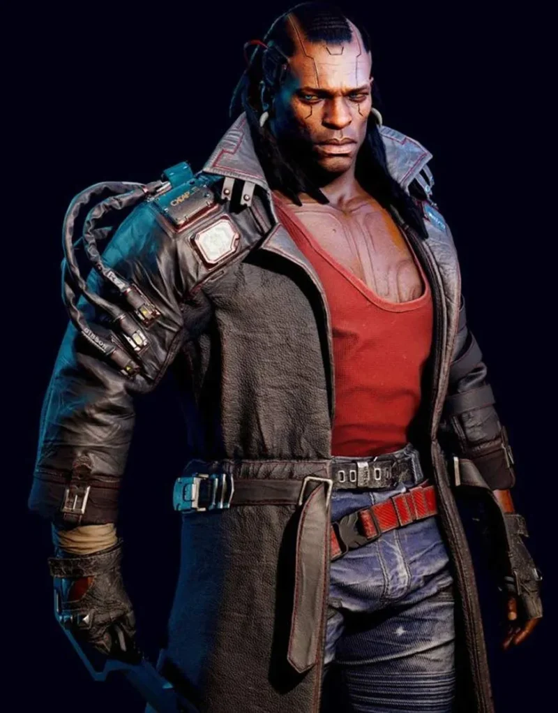 Cyberpunk 2077 Placide Coat Leather