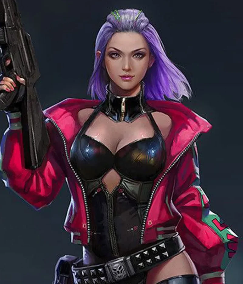 Cyberpunk Kira Madroxx Excellent Fire Jacket - Image 2