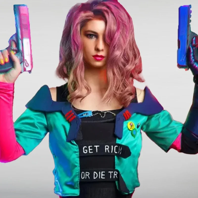 Cyberpunk Kitsch Girl Jacket - Image 2