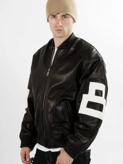 David Puddy Black Seinfeld 8 Ball Jacket