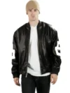 David Puddy Black Seinfeld 8 Ball Jacket