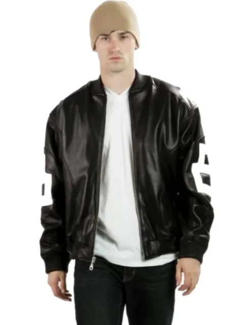 David Puddy Black Seinfeld 8 Ball Jacket