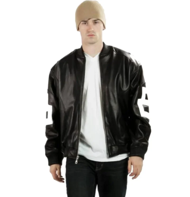 David Puddy Black Seinfeld 8 Ball Jacket