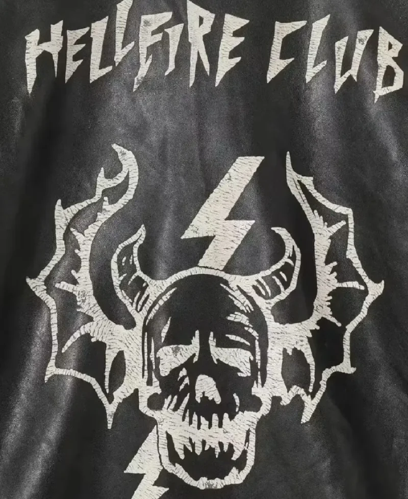 Hellfire Club Biker Leather Jacket