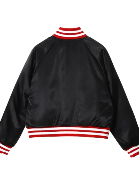 Jordan X Nike Women’s Black Satin Varsity Jacket