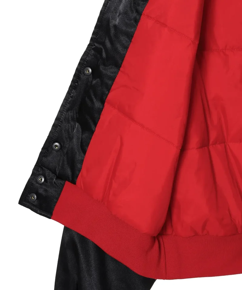 Jordan X Nike Women’s Black Satin Varsity Jacket