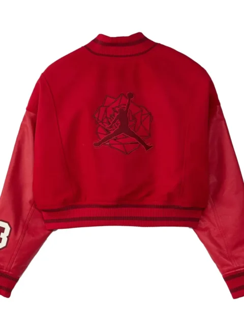 Jordan x Teyana Taylor Women’s Red Varsity Jacket