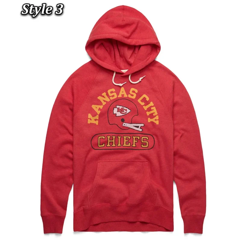 Kansas City Chiefs Pullover Hoodie Red - Image 3