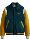 Kith Coaches Green & Yellow Varsity Jacket