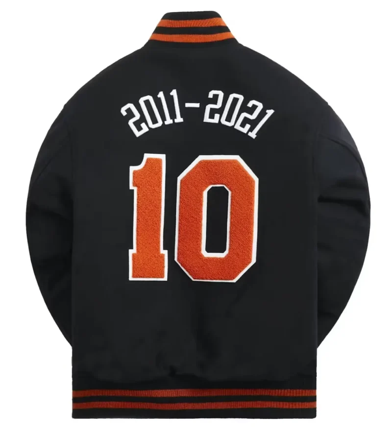 Kith Golden Bear for New York Knicks Black Varsity Jacket