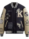 Kith Russell Athletic Cuny Queens College Golden Bear Nocturnal Varsity Jacket