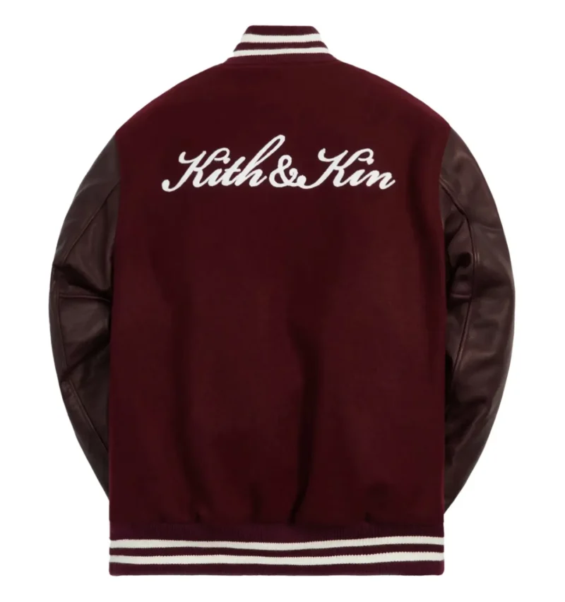 Kith for Golden Bear Maroon Varsity Jacket