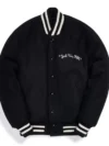 Kith x Looney Tunes Golden Bear Black Varsity Jacket