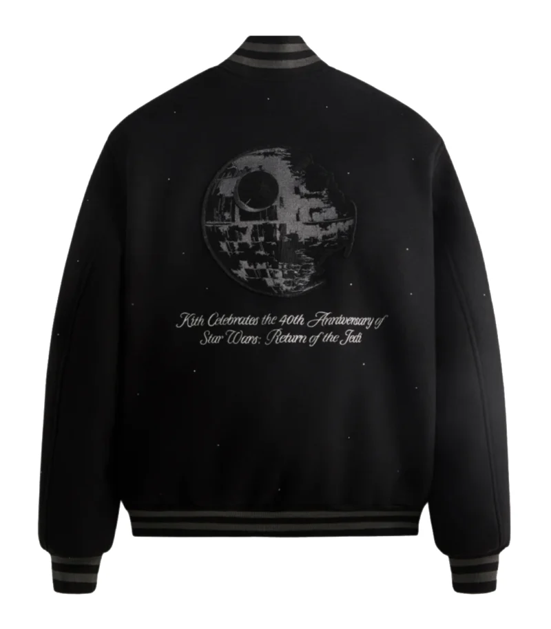 Kith x Star Wars Anniversary Black Varsity Jacket