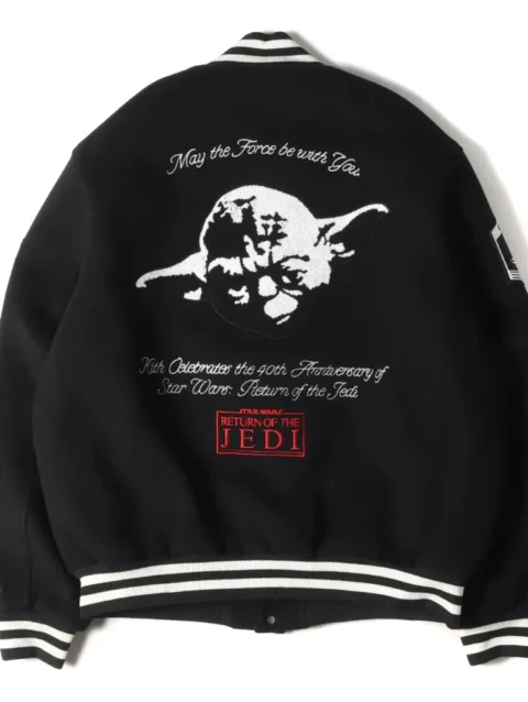 Kith x Star Wars Jedi Black Varsity Jacket