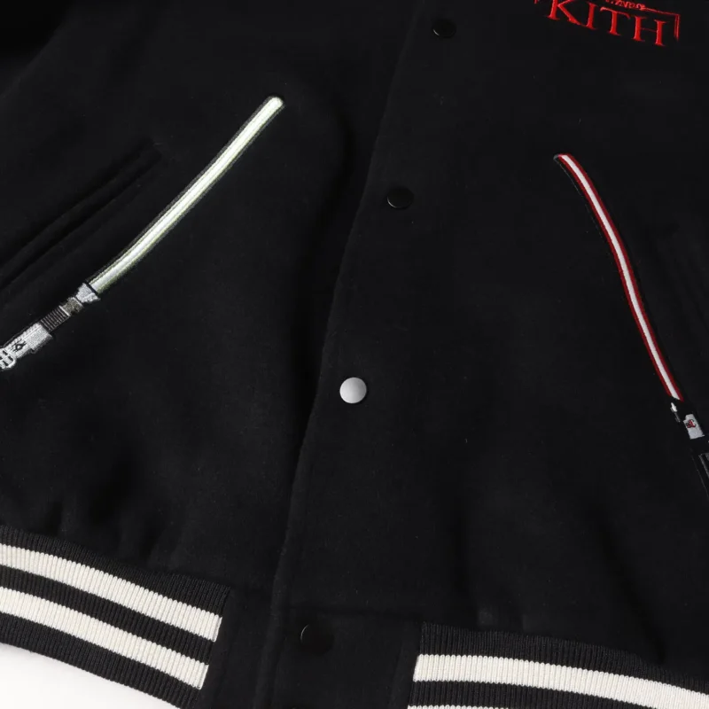 Kith x Star Wars Jedi Black Varsity Jacket