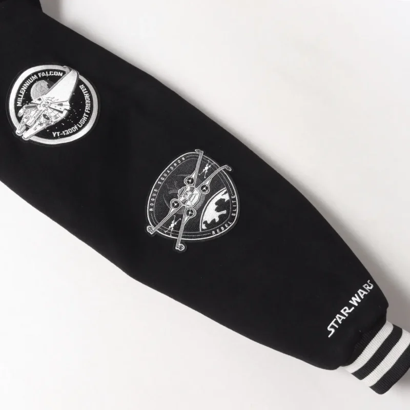 Kith x Star Wars Jedi Black Varsity Jacket