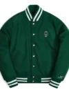 Kith x Wilson Willets Green Varsity Jacket