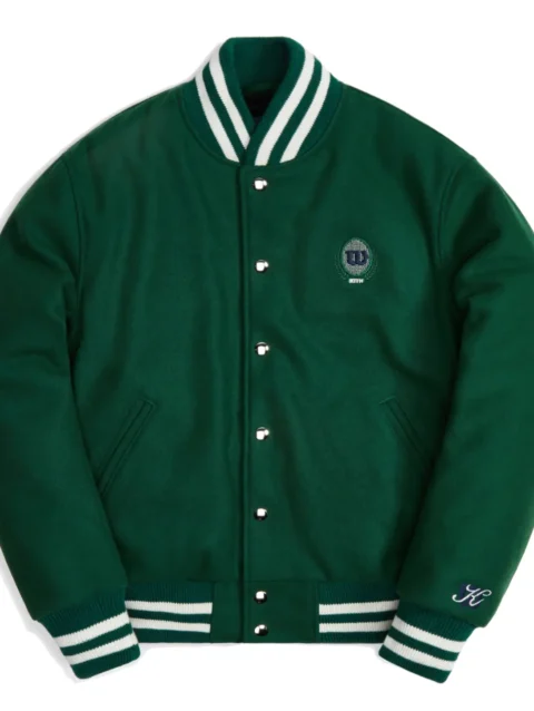 Kith x Wilson Willets Green Varsity Jacket