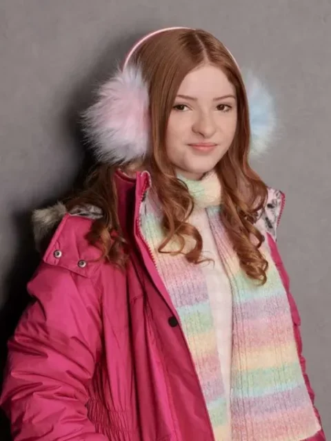Madilyn Kellam The Naughty Nine Pink Parka Jacket