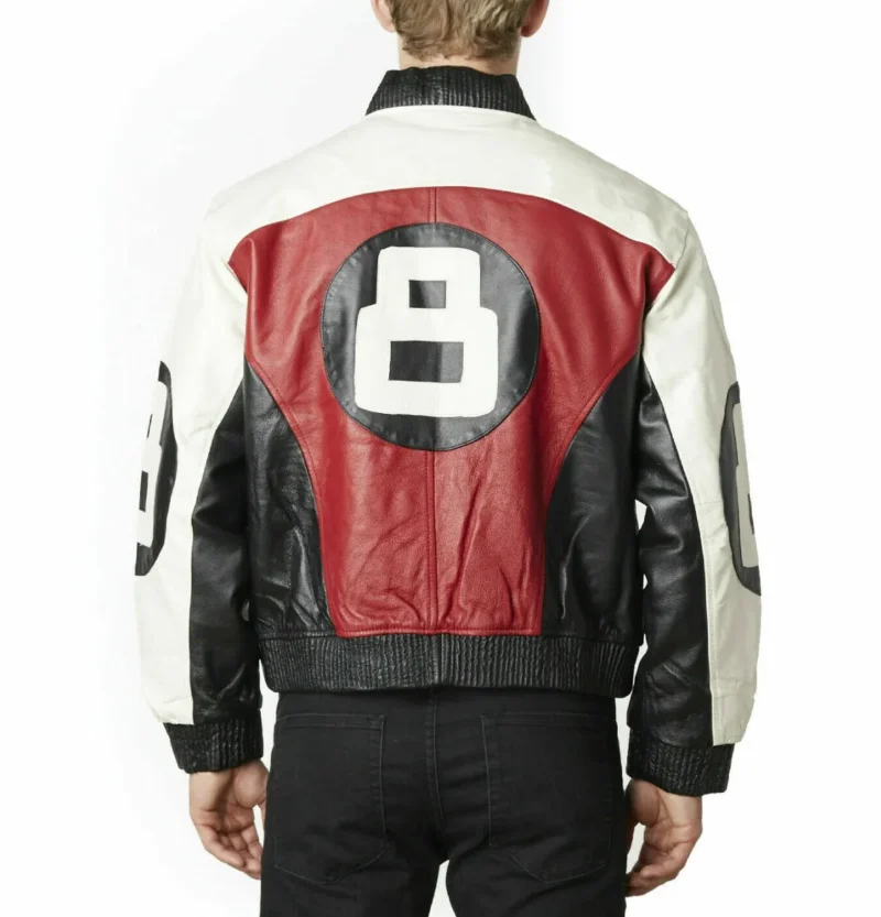 Mens Genuine Red 8 Ball Jacket