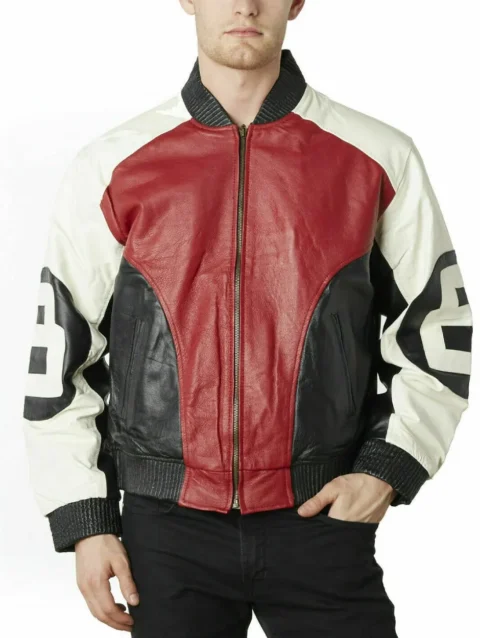 Mens Genuine Red 8 Ball Jacket