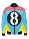 Multi Color 8 Ball Satin Bomber Jacket
