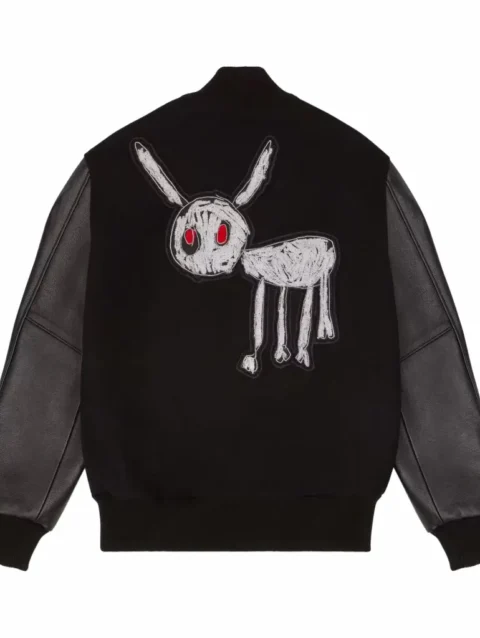 OVO For All The Dogs Varsity Jacket Black