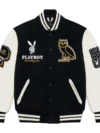 OVO Playboy Black Varsity Jacket