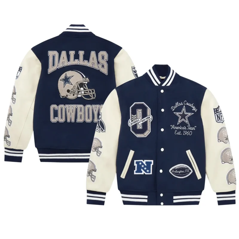 OVO X NFL Dallas Cowboys Varsity Jacket - Image 6