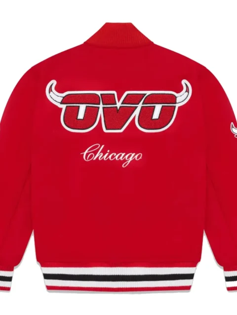 OVO x NBA Bulls Varsity Jacket