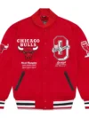OVO x NBA Bulls Varsity Jacket