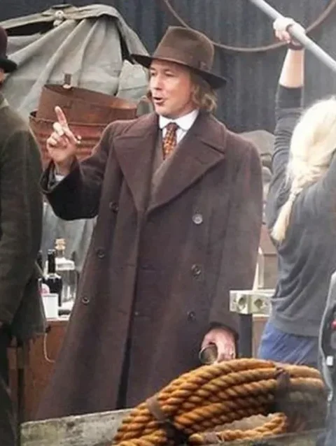 Peaky Blinders Aberama Gold Long Trench Coat