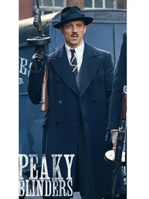 Peaky Blinders Mateo Black Long Trench Coat