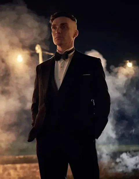 Peaky Blinders Thomas Shelby Black Tuxedo Suit