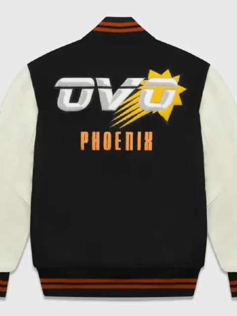 Phoenix Suns OVO Wool & Leather Varsity Jacket